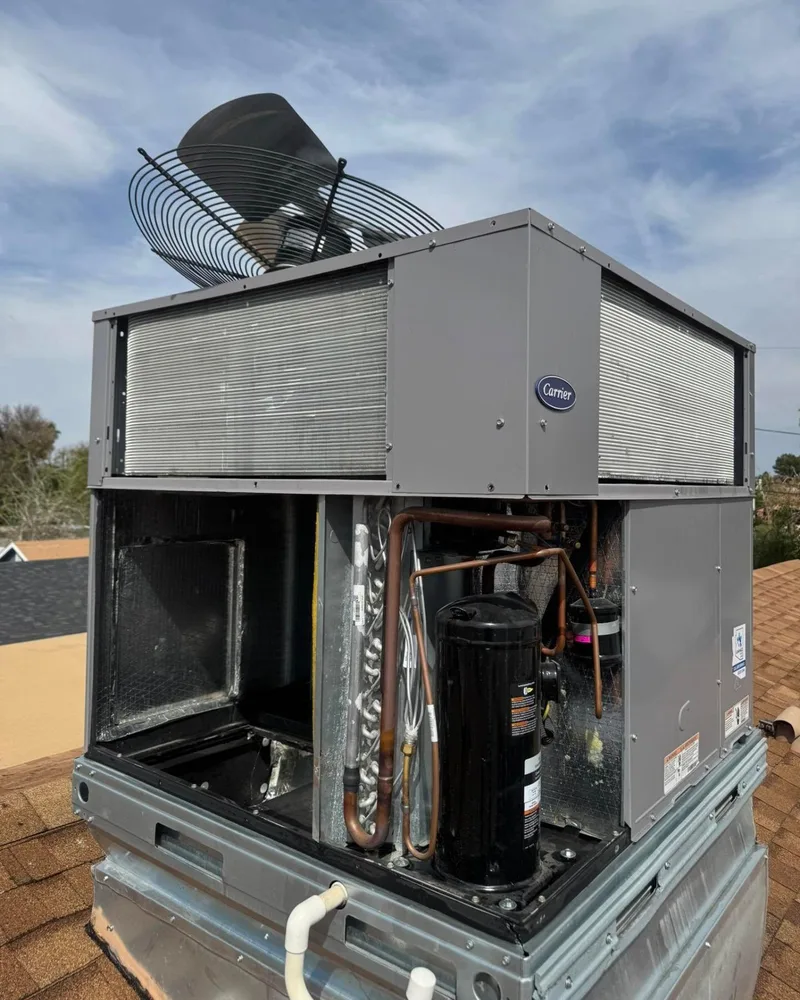 Carrier unit internal components inspection